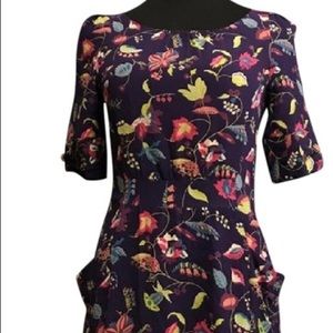Theory silk floral dress